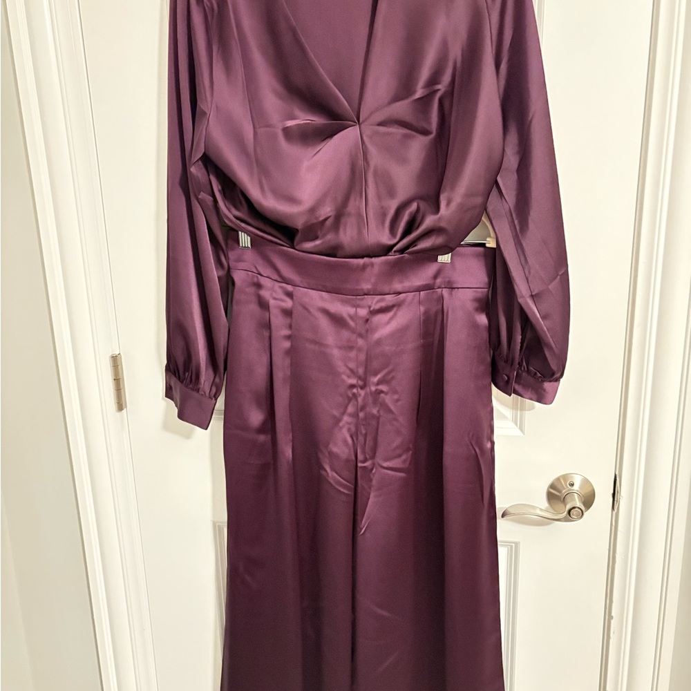 Banana Republic Rich Purple Top and pants